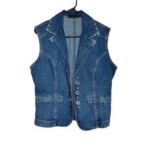 Ethyl Vintage Denim Medium Vest